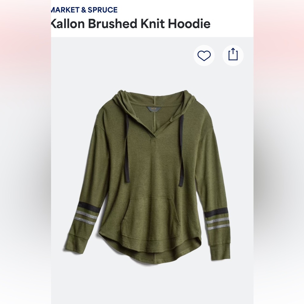 Stitch Fix Mix by Hawthorn Pull Over Hoodie size Large
